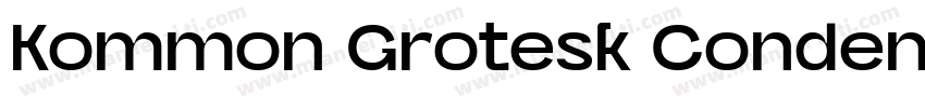 Kommon Grotesk Condensed SemiBold字体转换